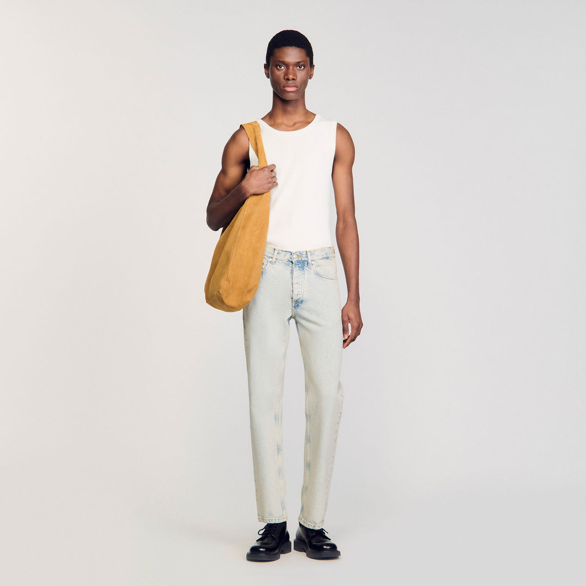 Sandro Men Regular faded jeans