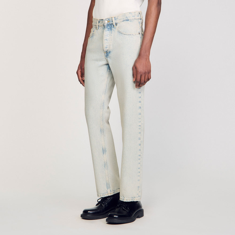 Sandro Men Regular faded jeans