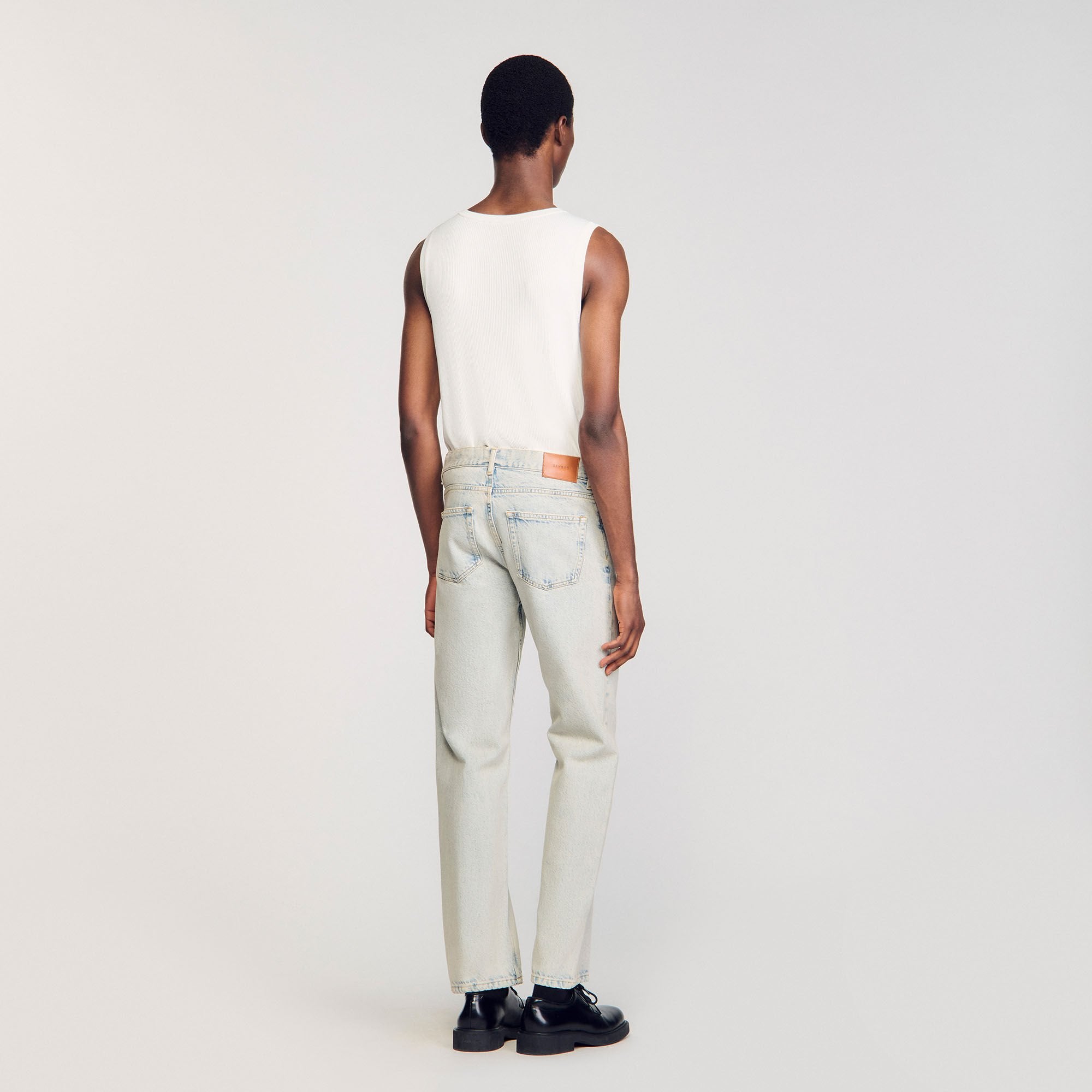 Sandro Men Regular faded jeans