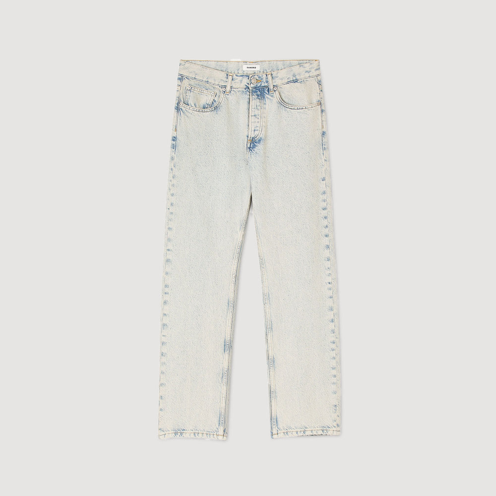 Sandro Men Regular faded jeans