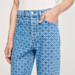 Sandro Men Regular-fit Square Cross jeans