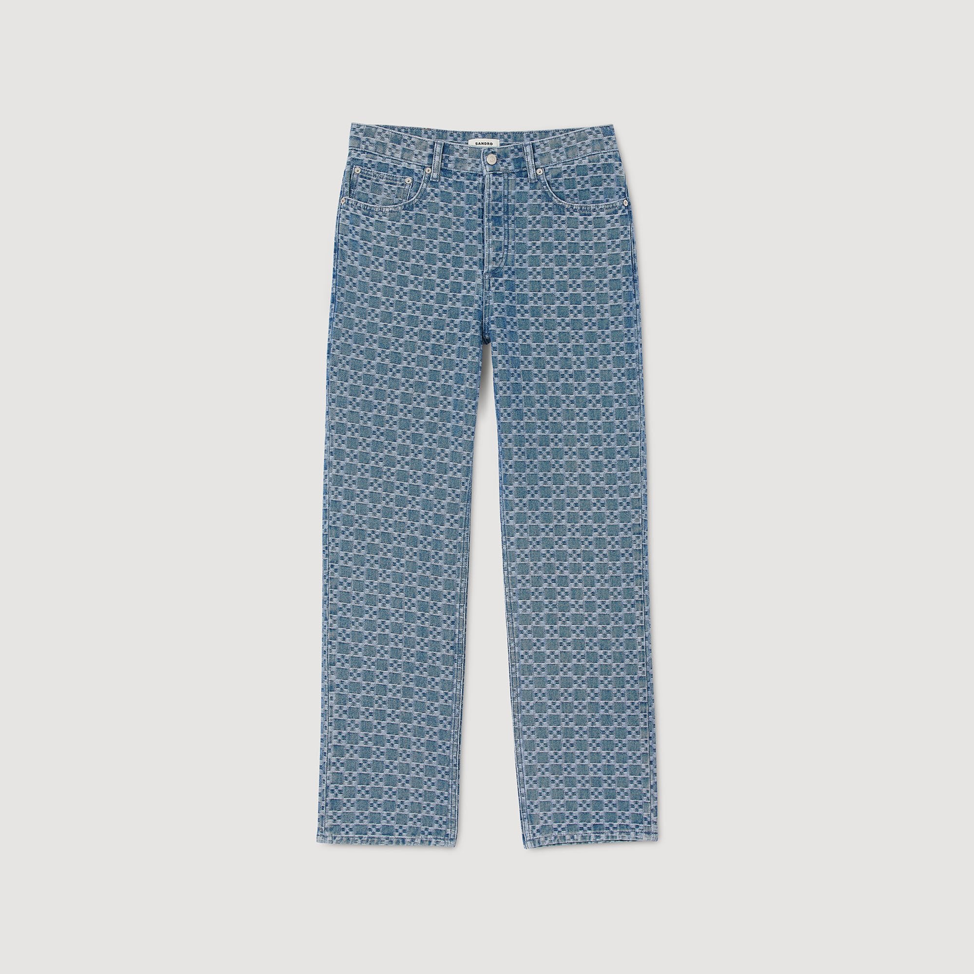 Sandro Men Regular-fit Square Cross jeans