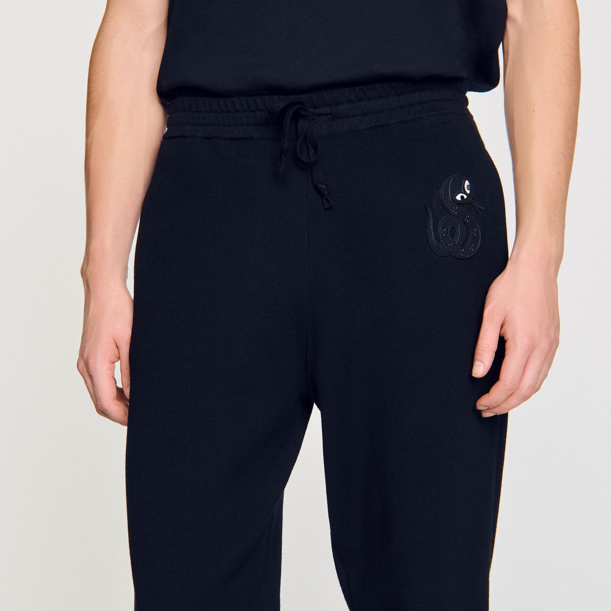 Sandro Men Joggers with snake detail