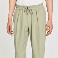 Sandro Men Elasticated straight-leg trousers