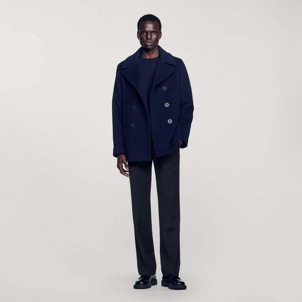 Sandro Men Wool pea coat