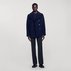 Sandro Men Wool pea coat