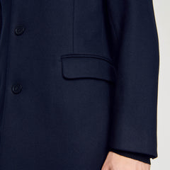 Sandro Men Wool broadcloth coat