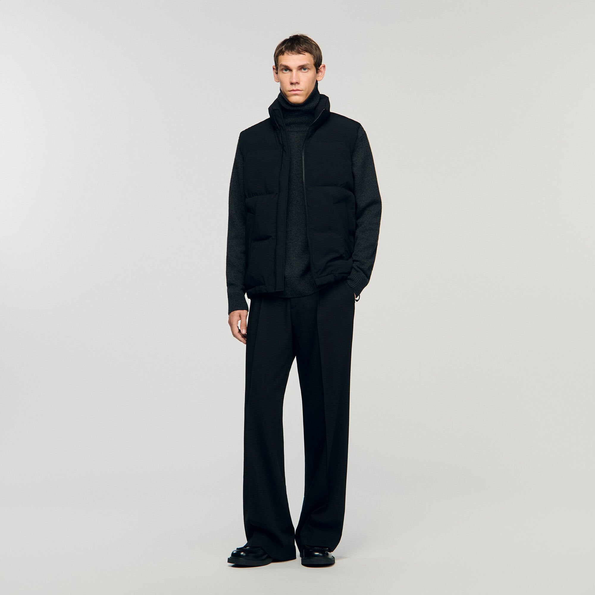 Sandro Men Sleeveless technical puffer