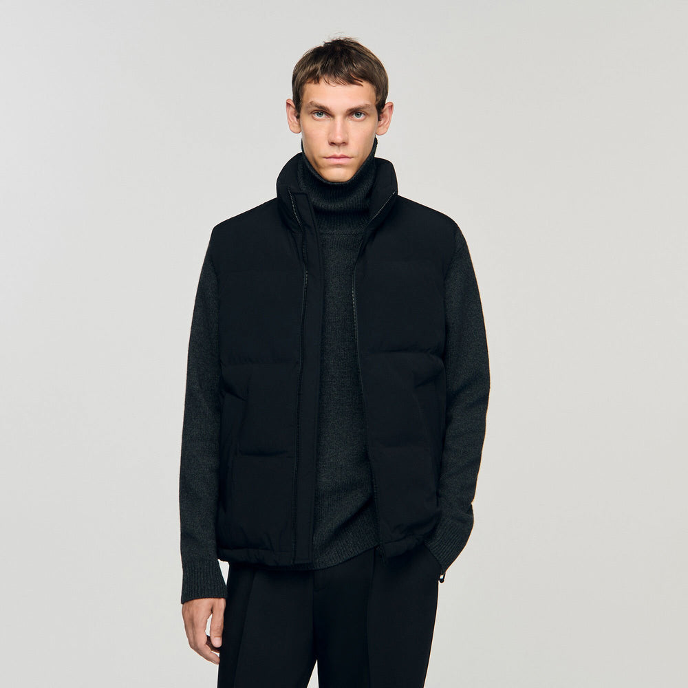 Sandro Men Sleeveless technical puffer