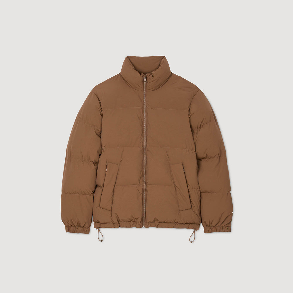Sandro Men Hooded puffer with high collar