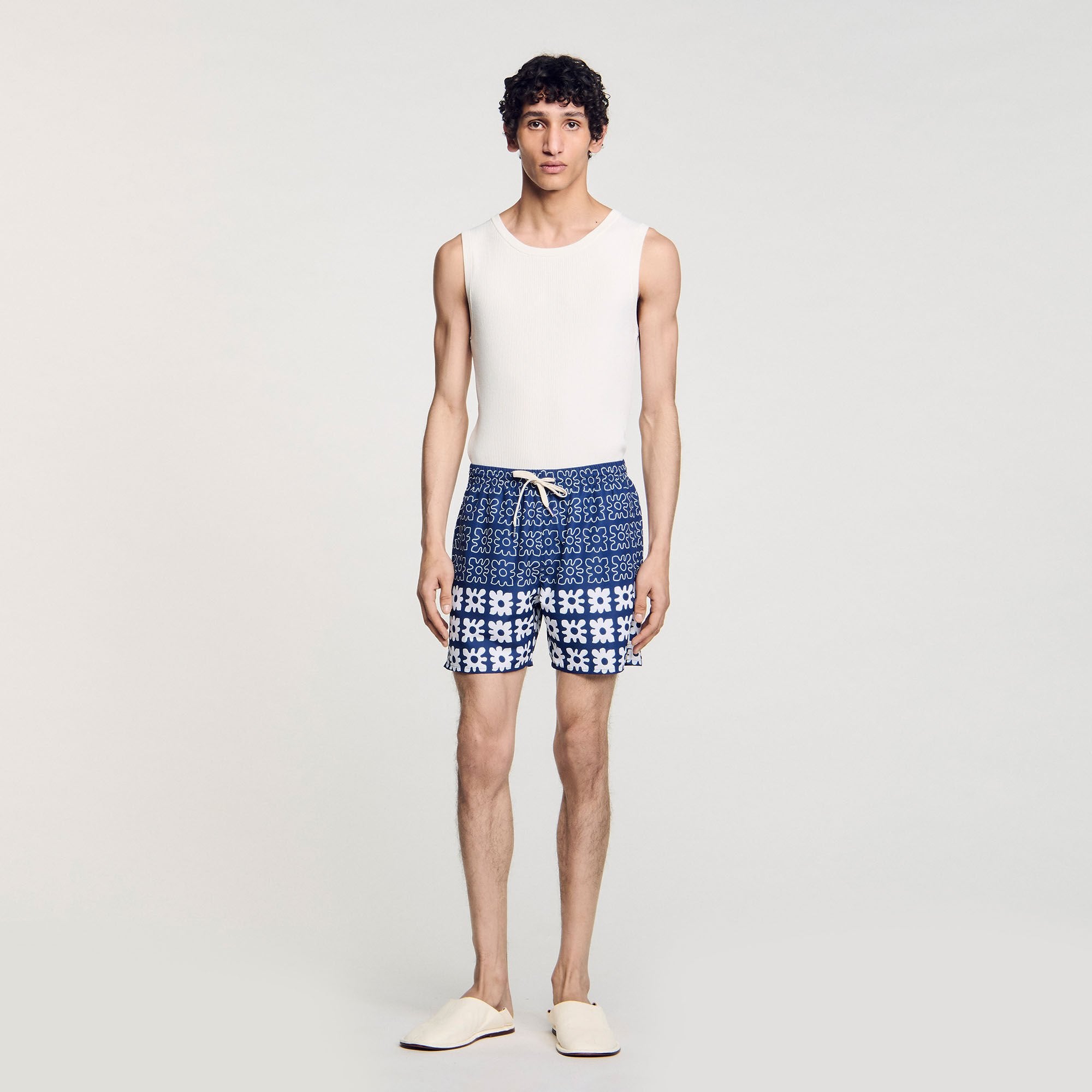 Sandro Men Floral print swim trunks
