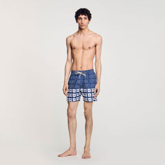 Sandro Men Floral print swim trunks