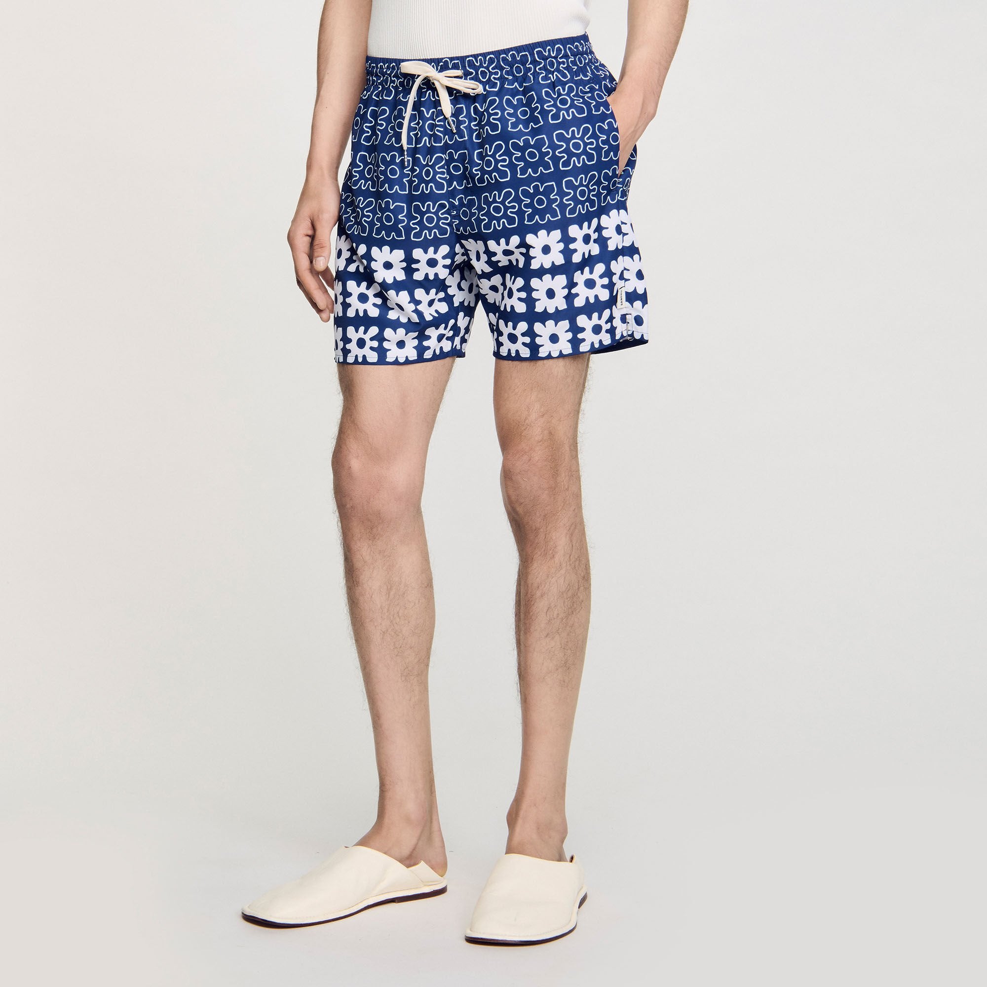 Sandro Men Floral print swim trunks