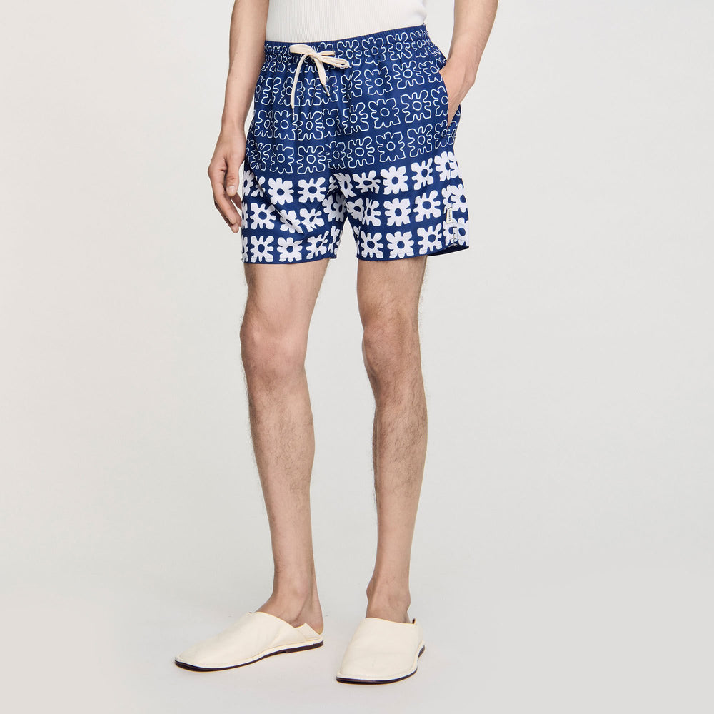 Sandro Men Floral print swim trunks