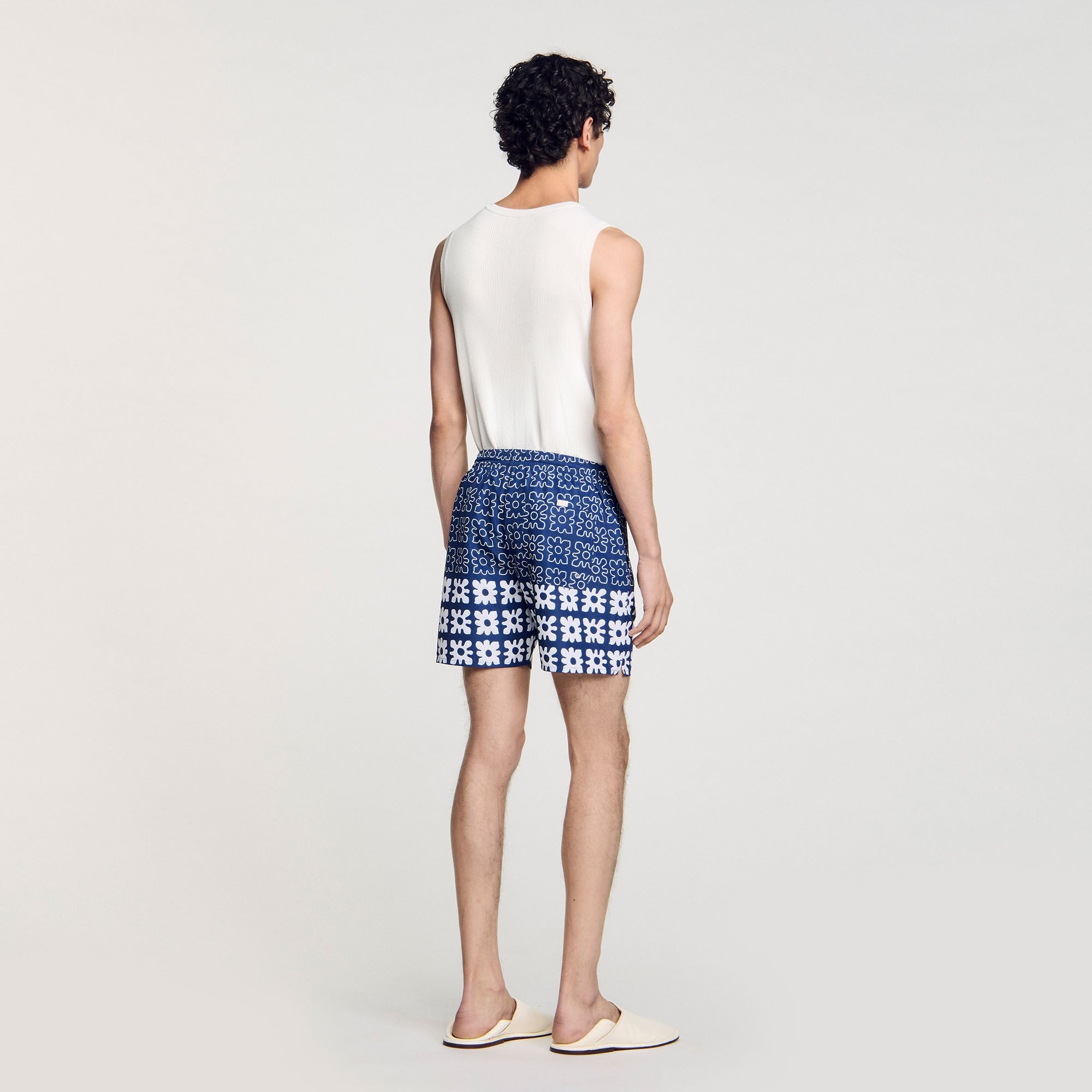 Sandro Men Floral print swim trunks