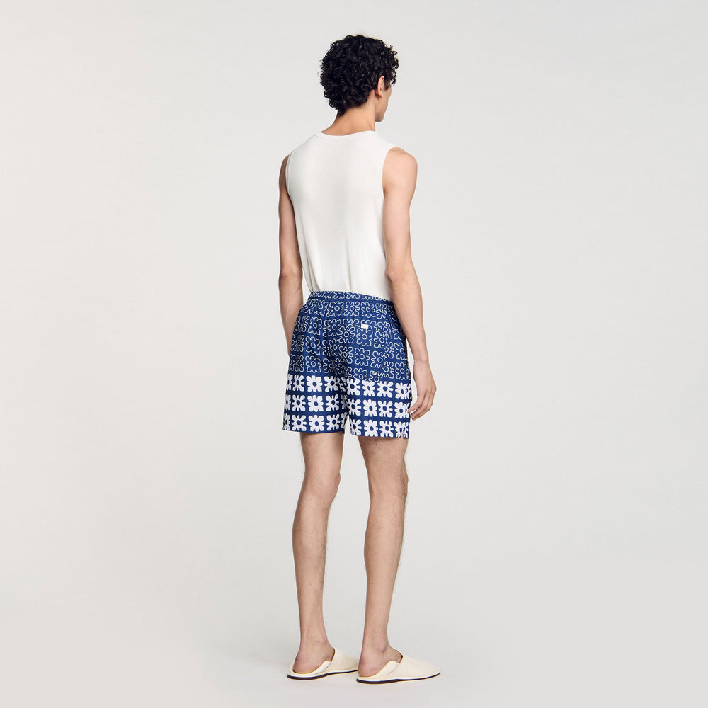 Sandro Men Floral print swim trunks