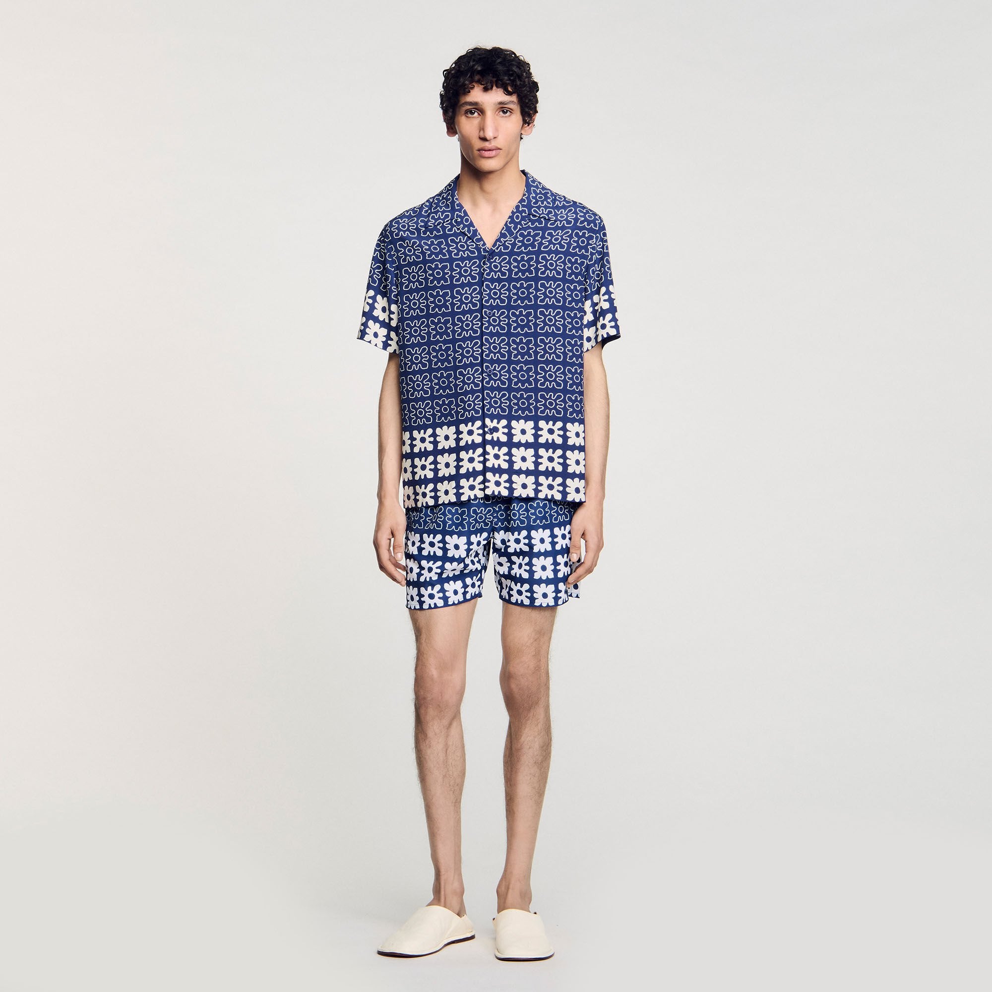 Sandro Men Floral print swim trunks