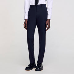 Sandro Men Classic wool suit pants