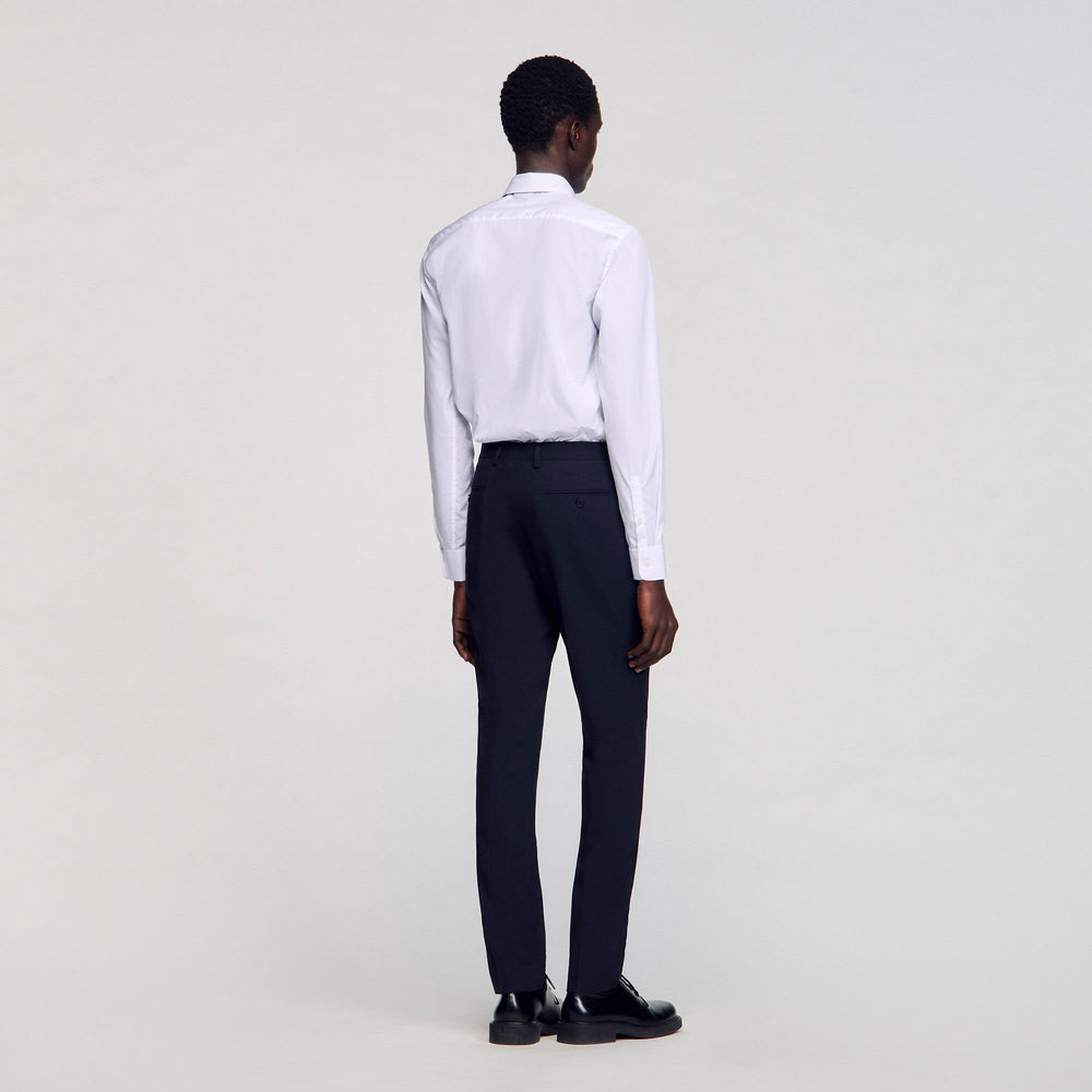 Sandro Men Classic wool suit pants