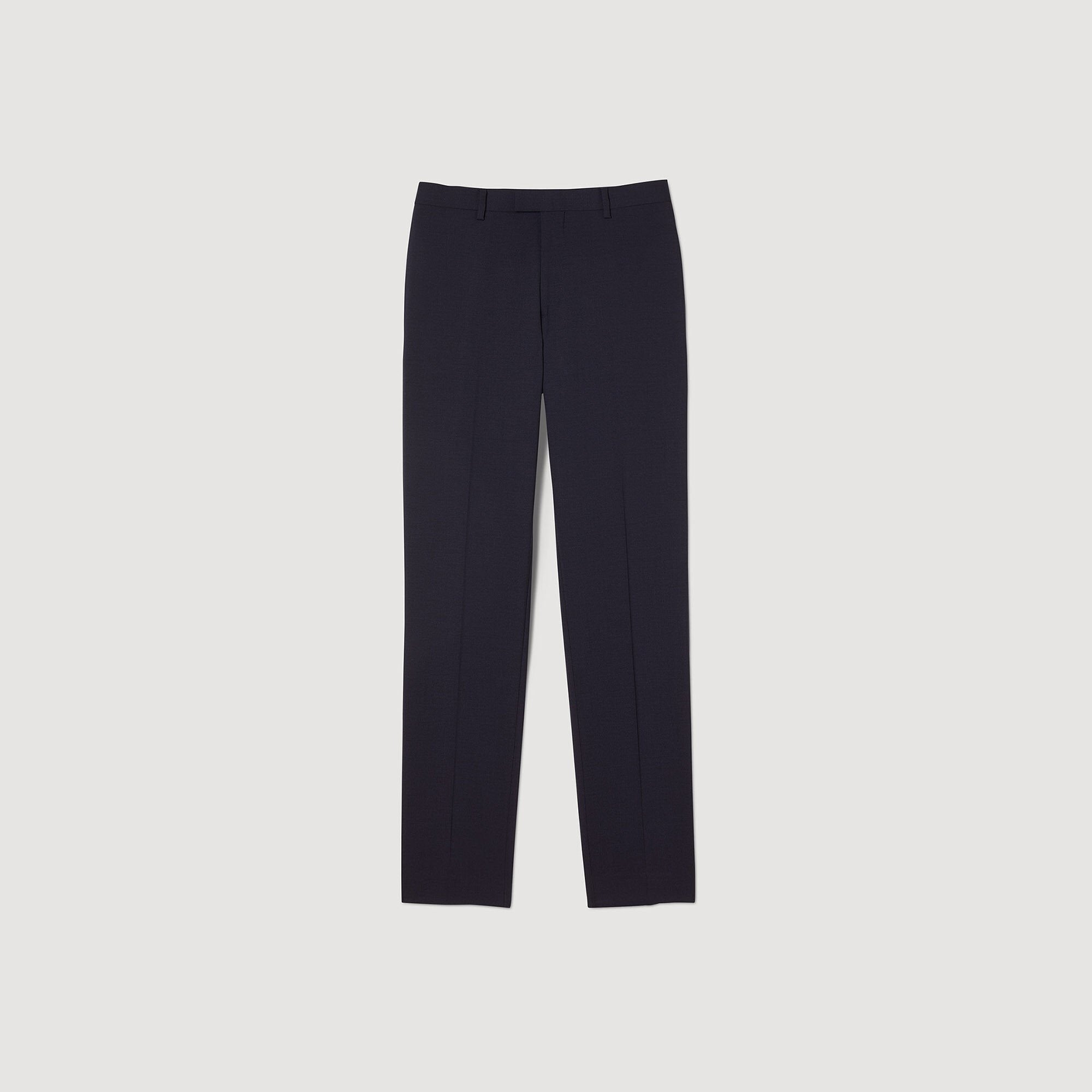 Sandro Men Classic wool suit pants