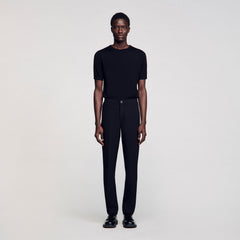 Sandro Men Jersey trousers