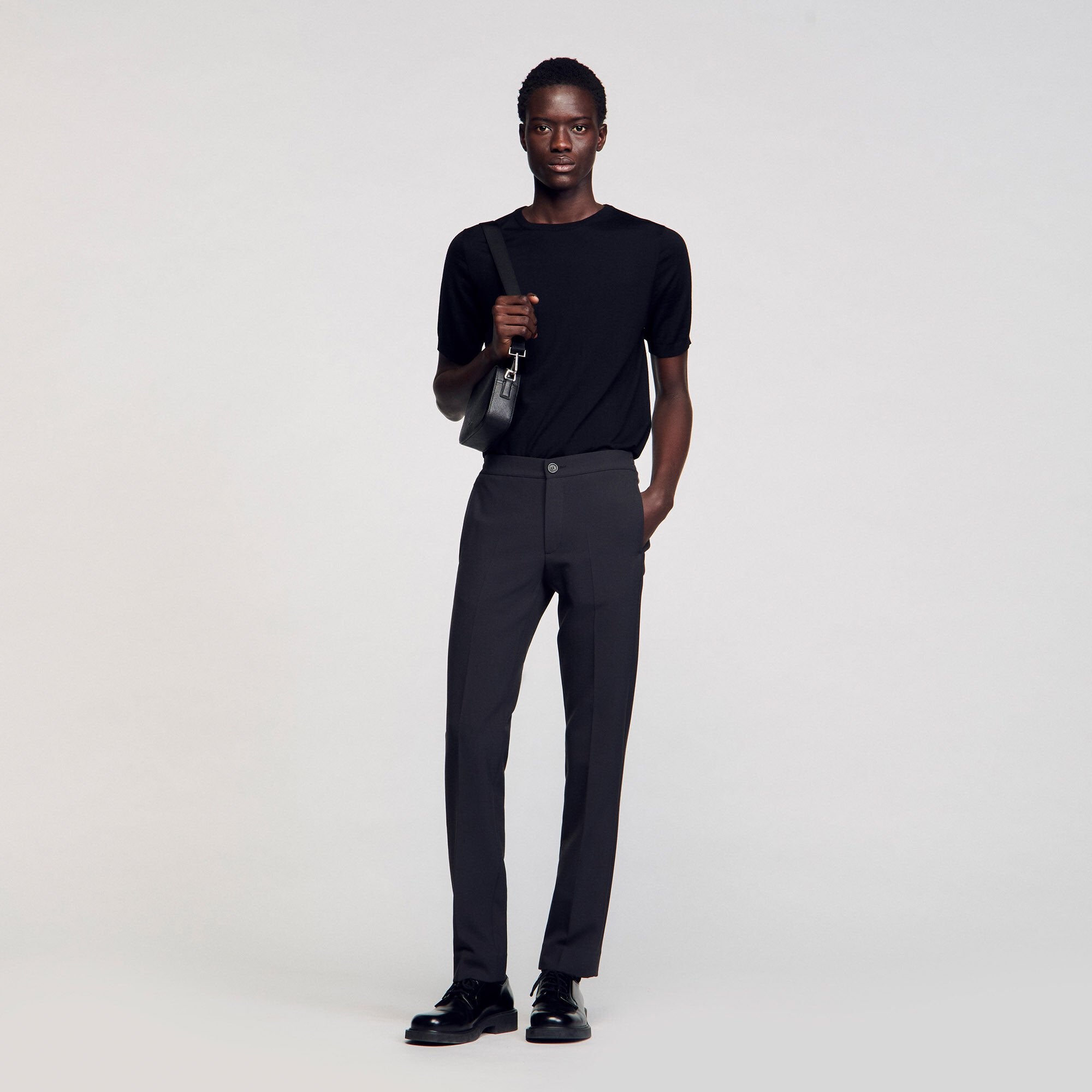 Sandro Men Jersey trousers