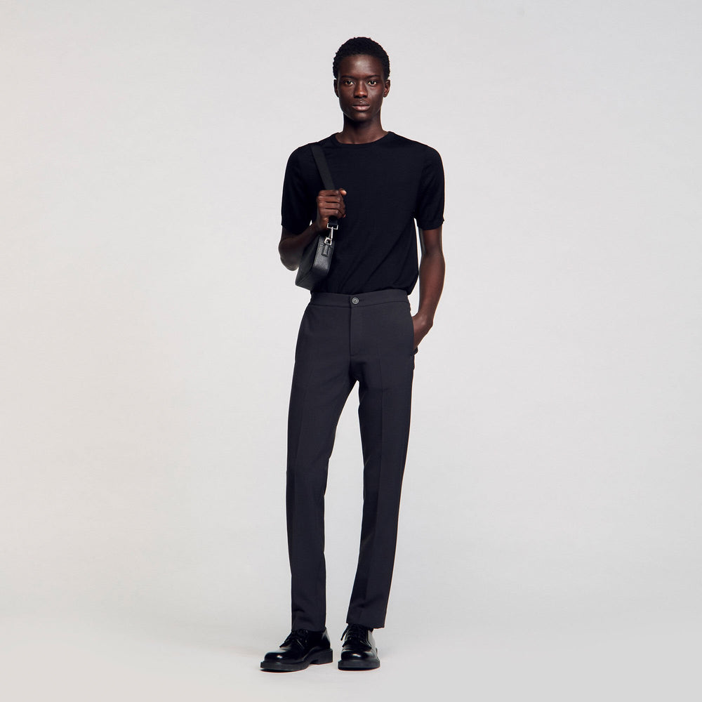 Sandro Men Jersey trousers