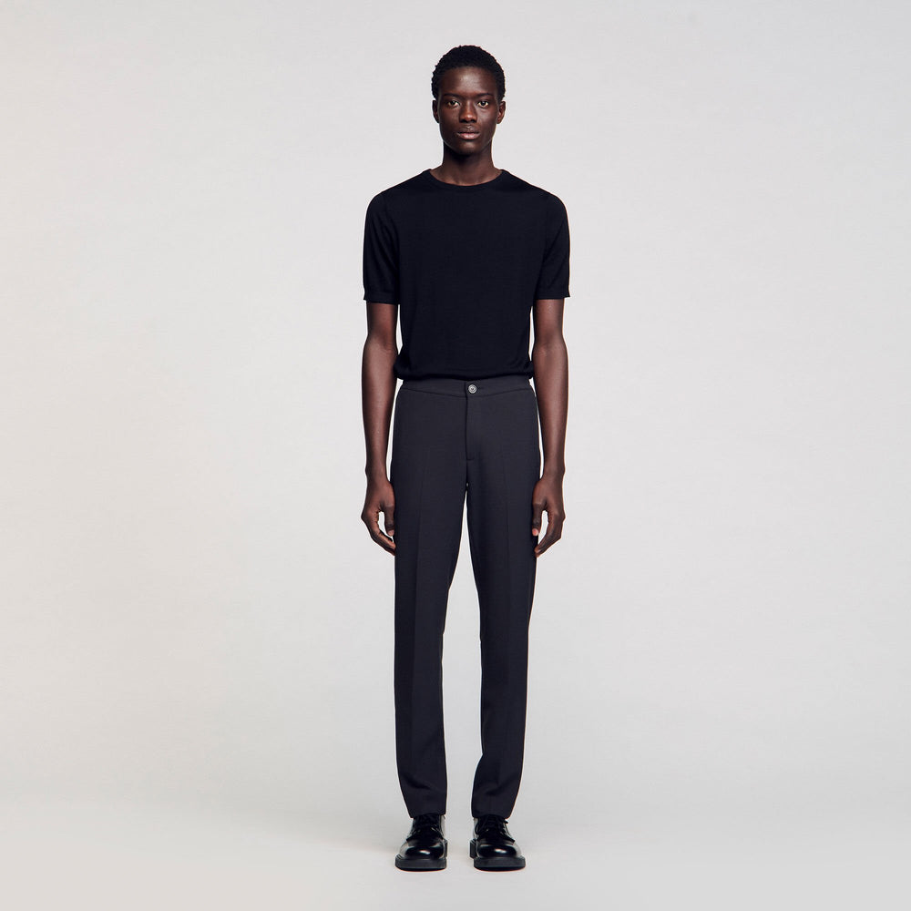 Sandro Men Jersey trousers