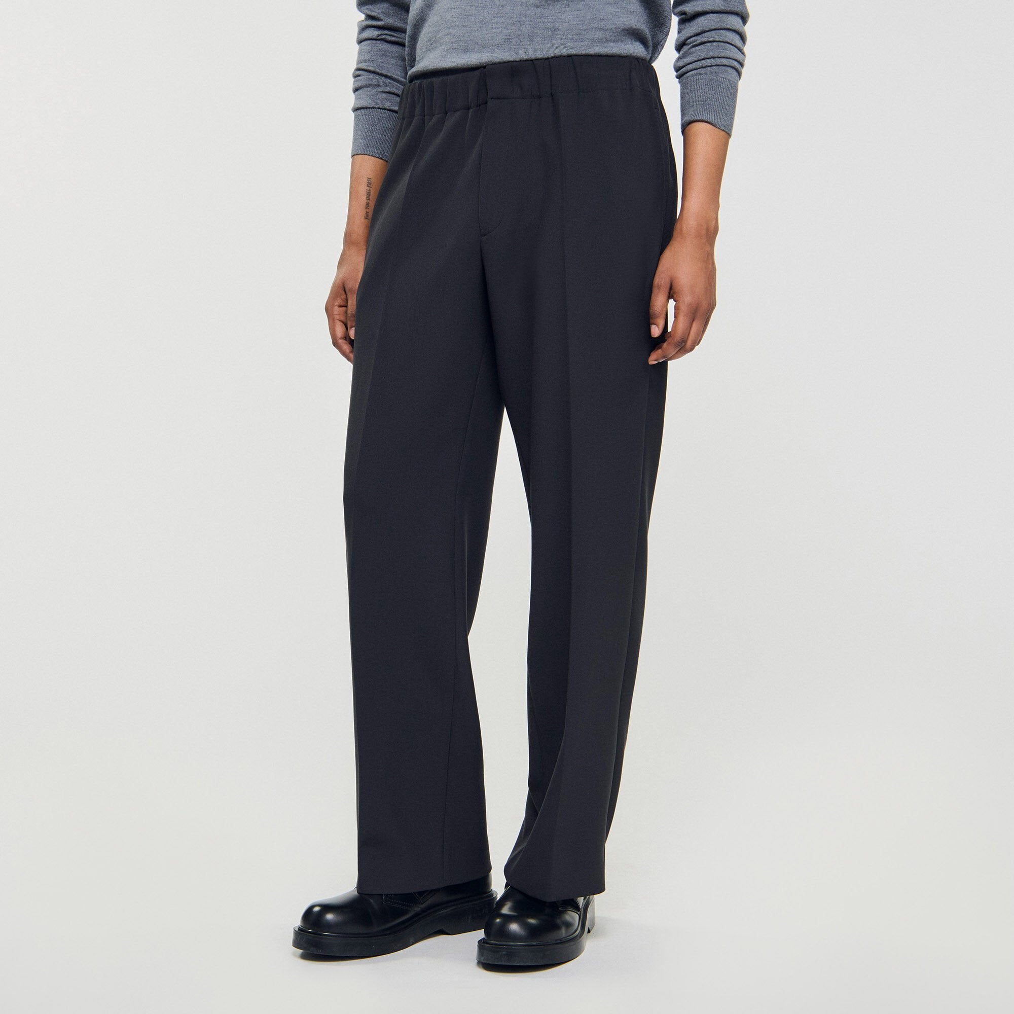 Sandro Men Wide-leg trousers