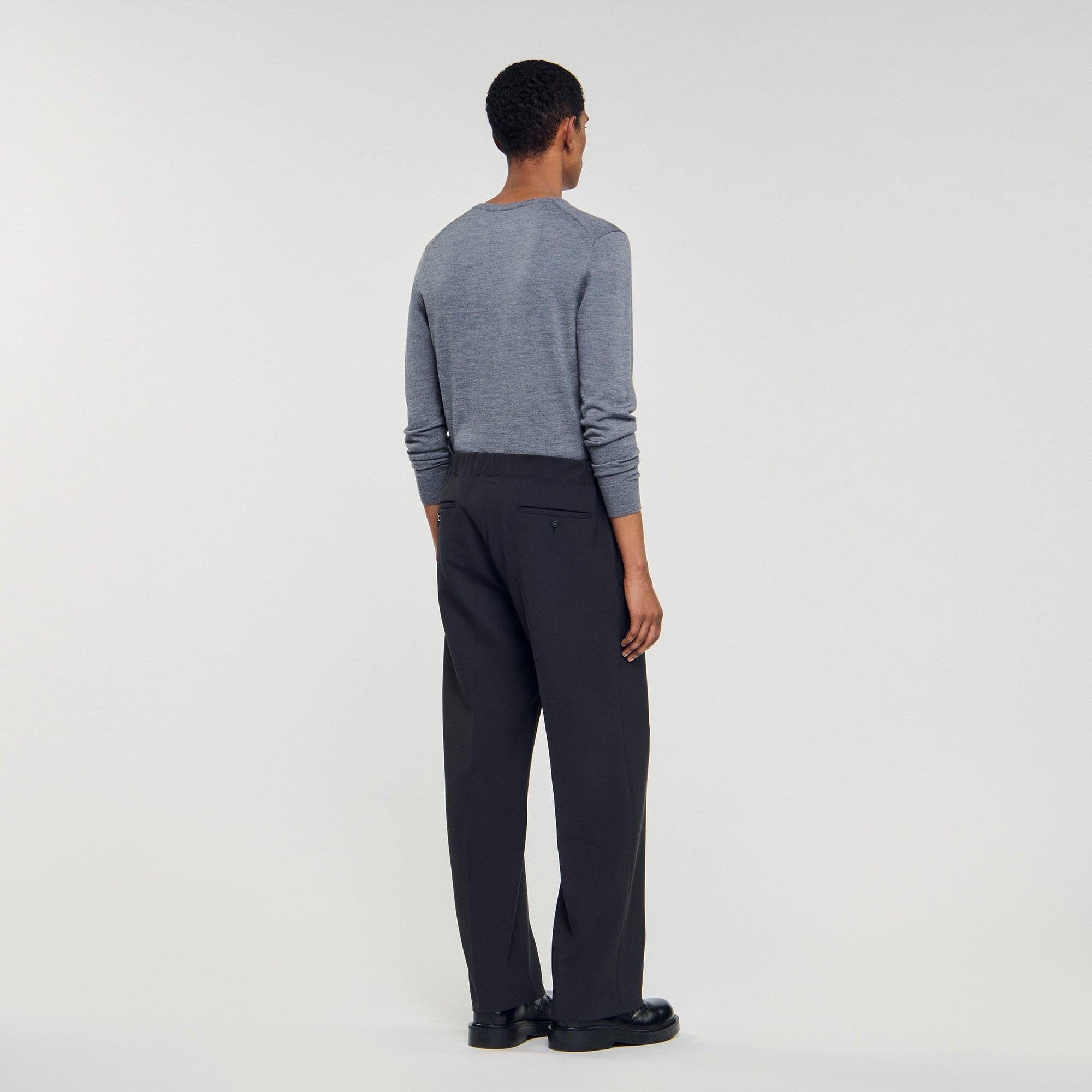 Sandro Men Wide-leg trousers