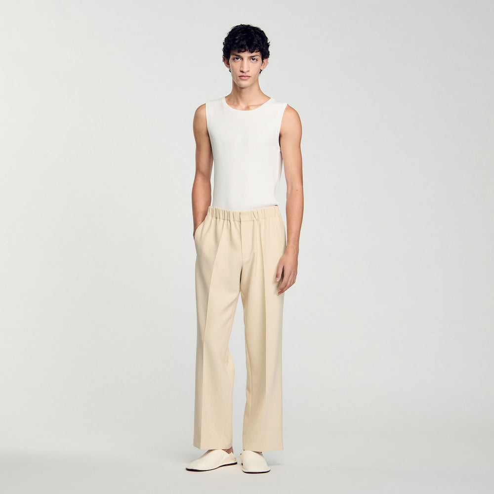 Sandro Men Wide-leg trousers