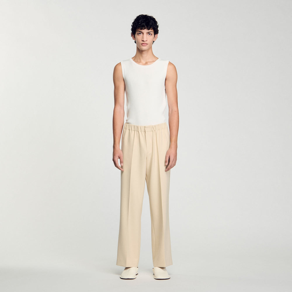 Sandro Men Wide-leg trousers
