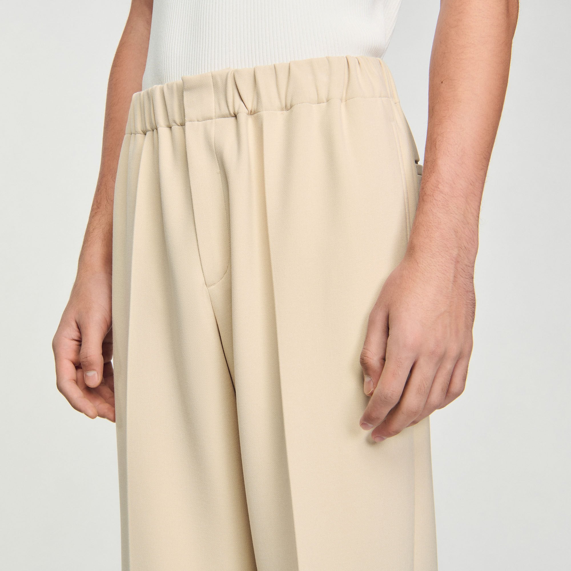 Sandro Men Wide-leg trousers