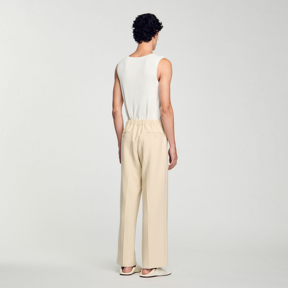 Sandro Men Wide-leg trousers