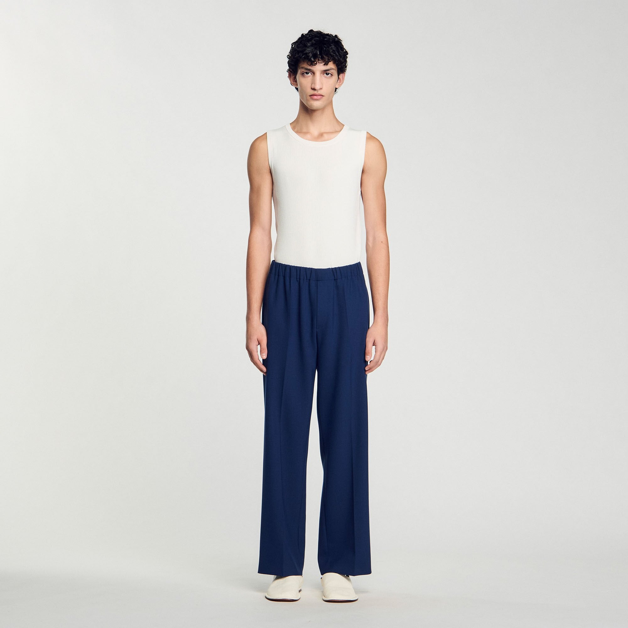 Sandro Men Wide-leg trousers