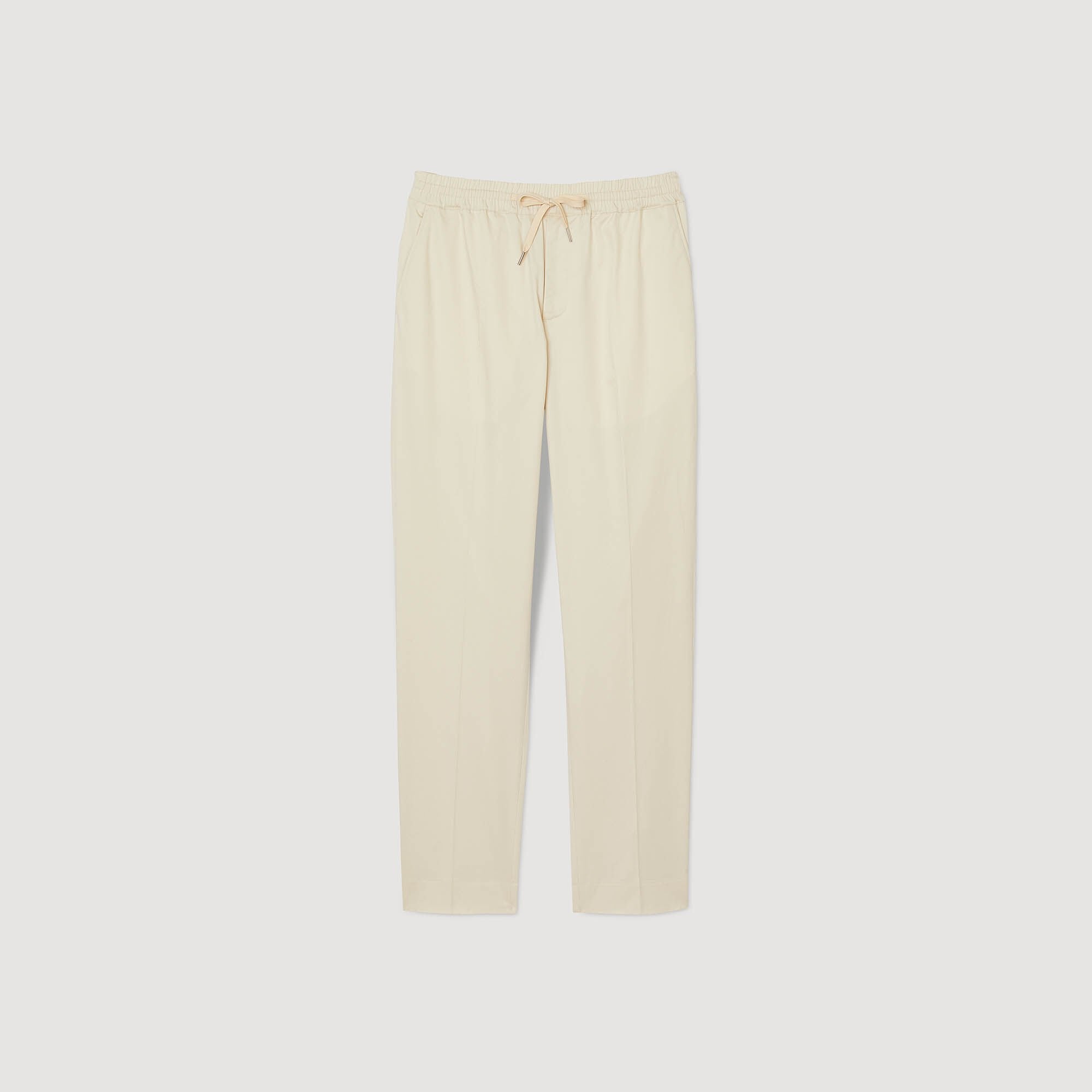 Sandro Men Elasticated straight-leg trousers