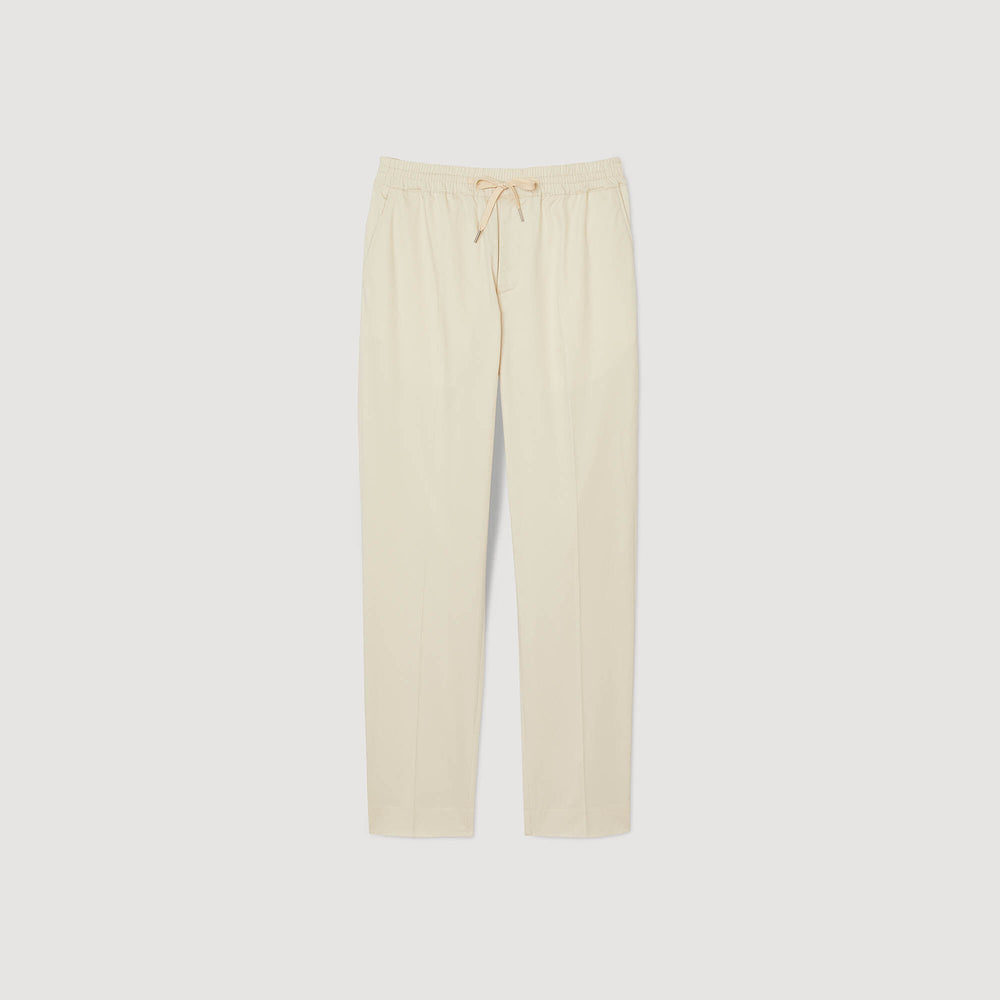 Sandro Men Elasticated straight-leg trousers