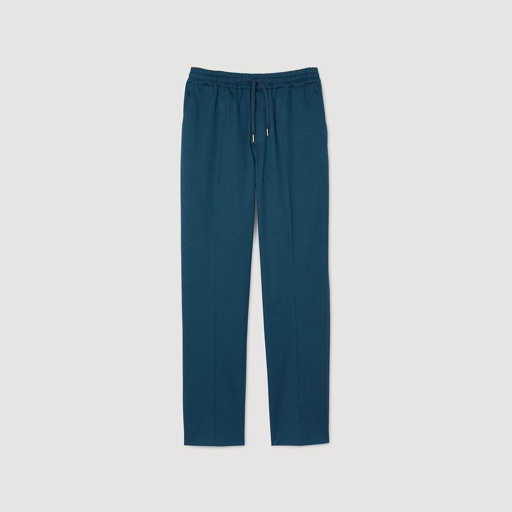 Sandro Men Elasticated straight-leg trousers