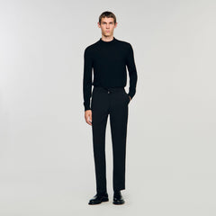 Sandro Men Elasticated straight-leg trousers