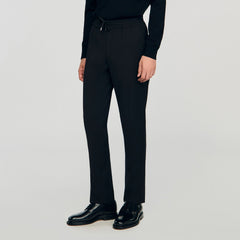 Sandro Men Elasticated straight-leg trousers