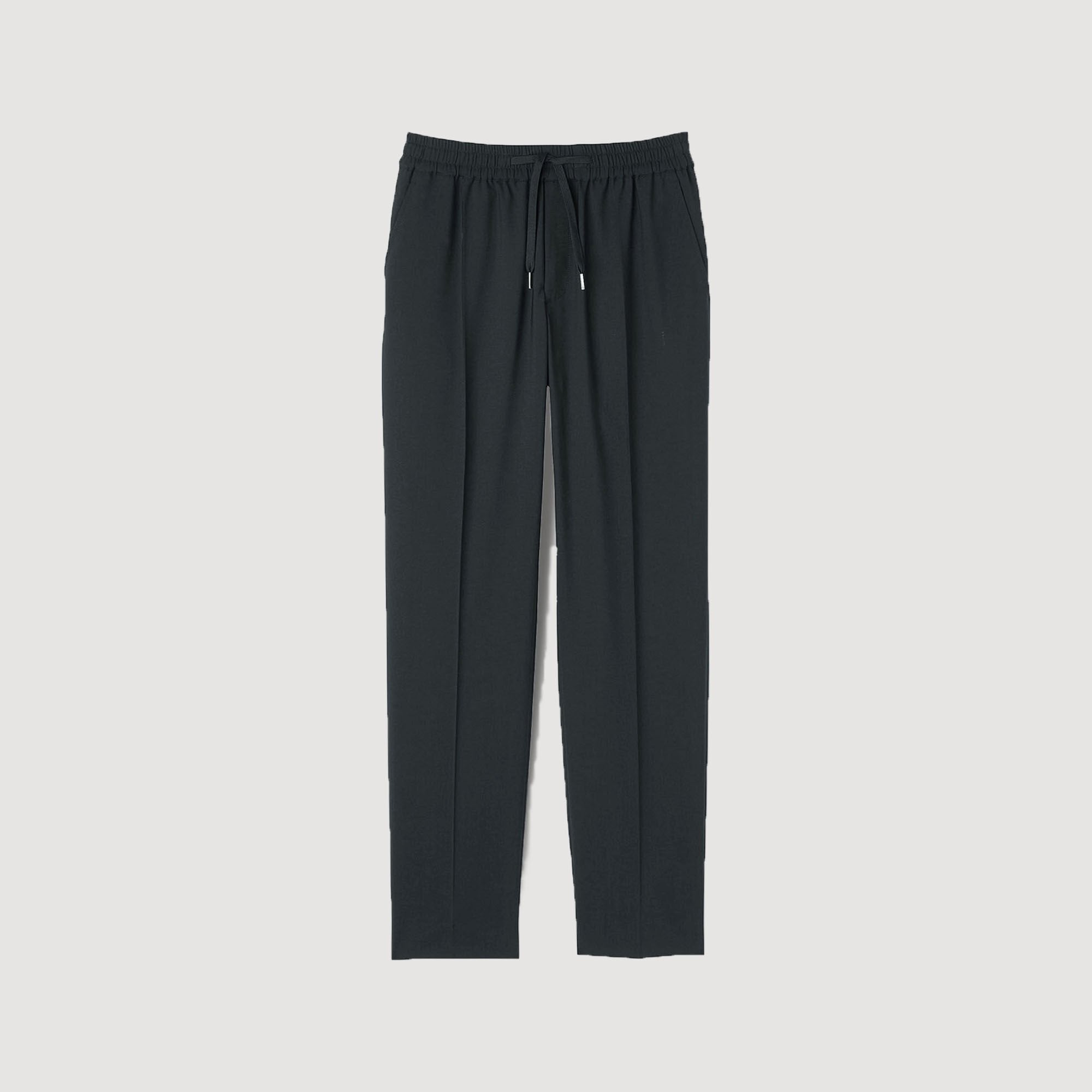 Sandro Men Elasticated straight-leg trousers