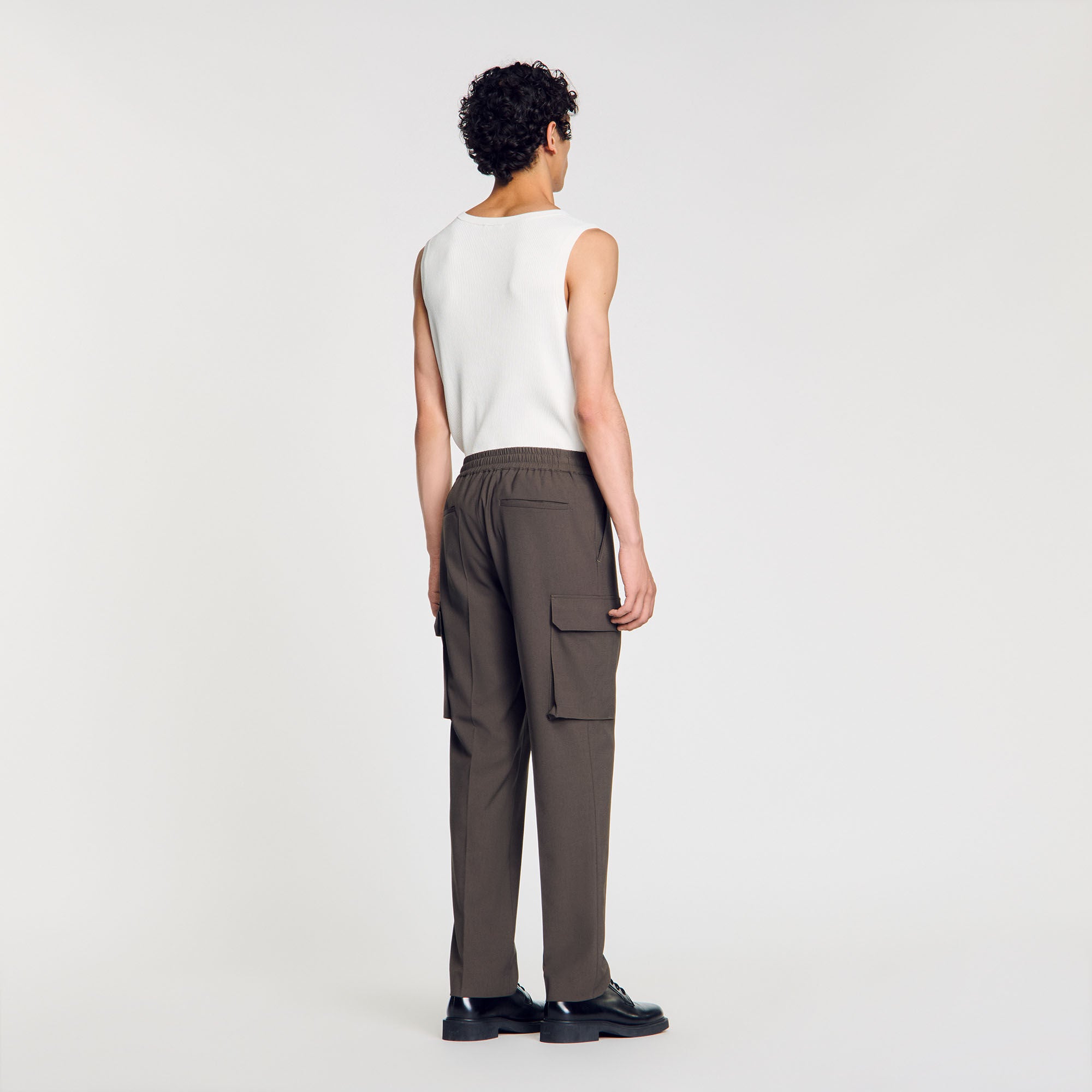 Sandro Men Elasticated cargo trousers