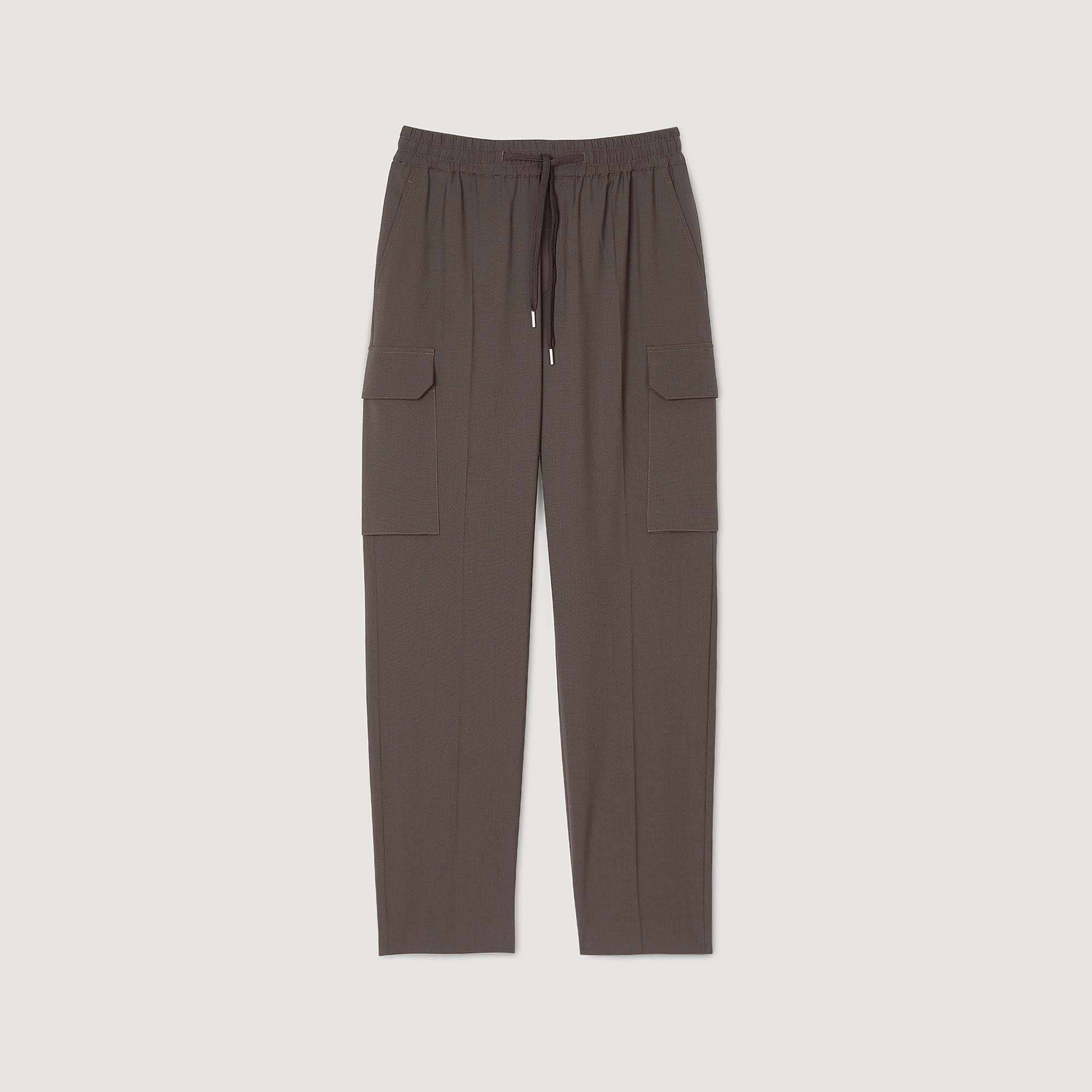 Sandro Men Elasticated cargo trousers