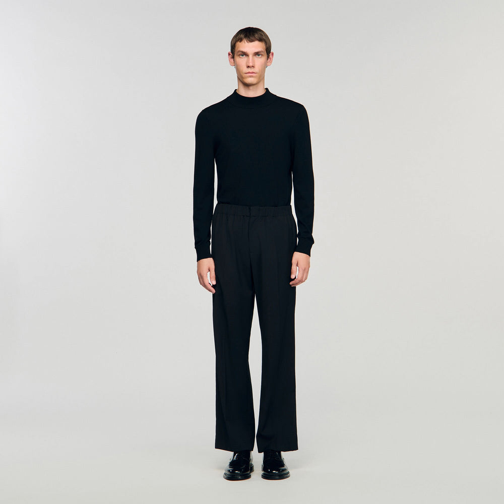 Sandro Men Wide-leg trousers