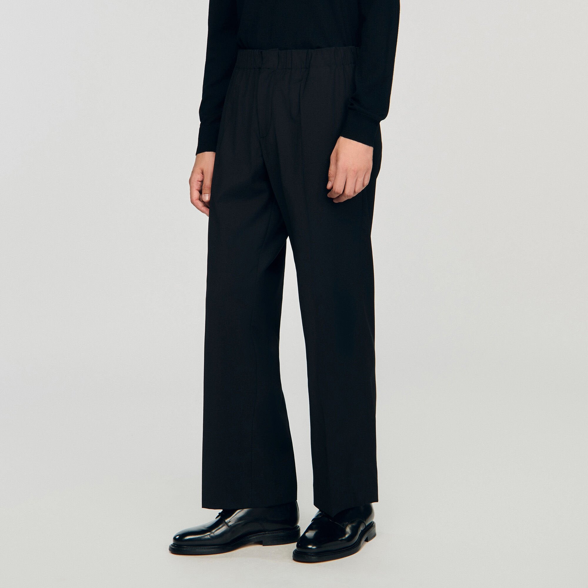 Sandro Men Wide-leg trousers