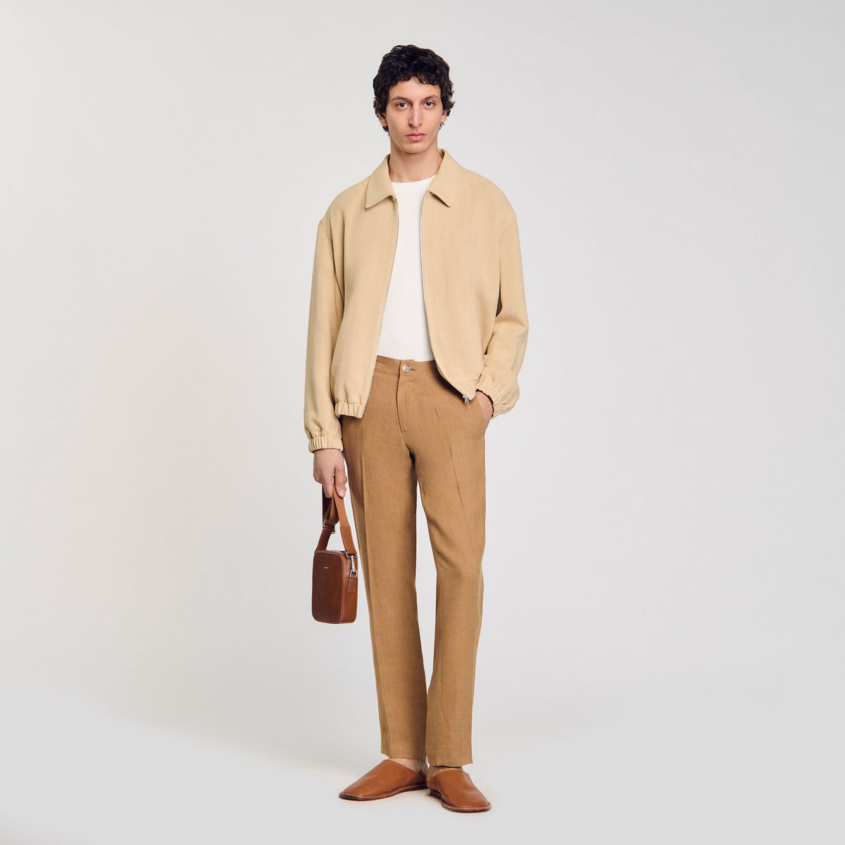 Sandro Men Linen trousers