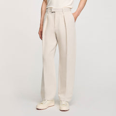 Sandro Men Wide-leg trousers with creases