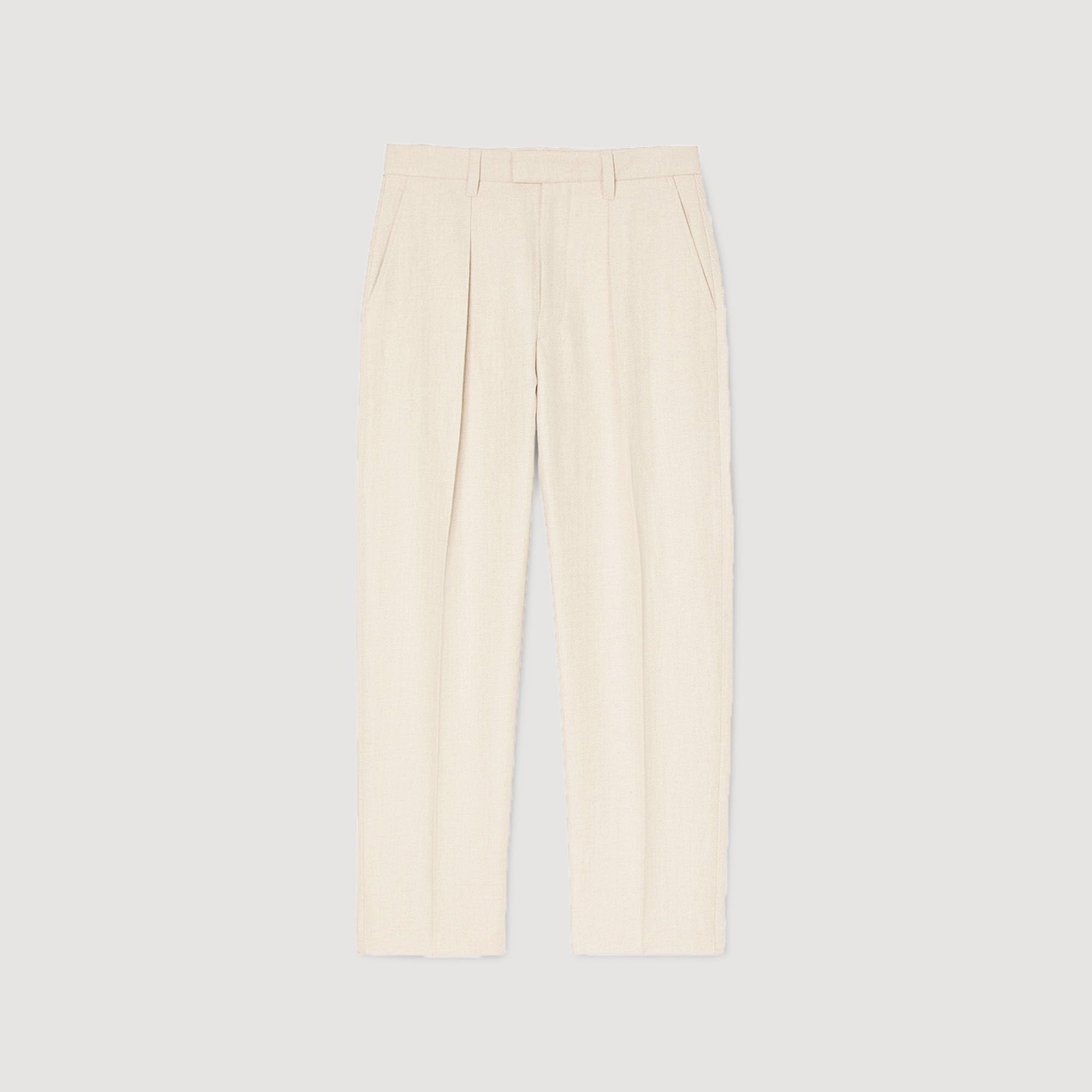 Sandro Men Wide-leg trousers with creases