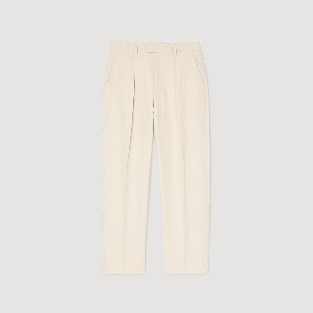 Sandro Men Wide-leg trousers with creases