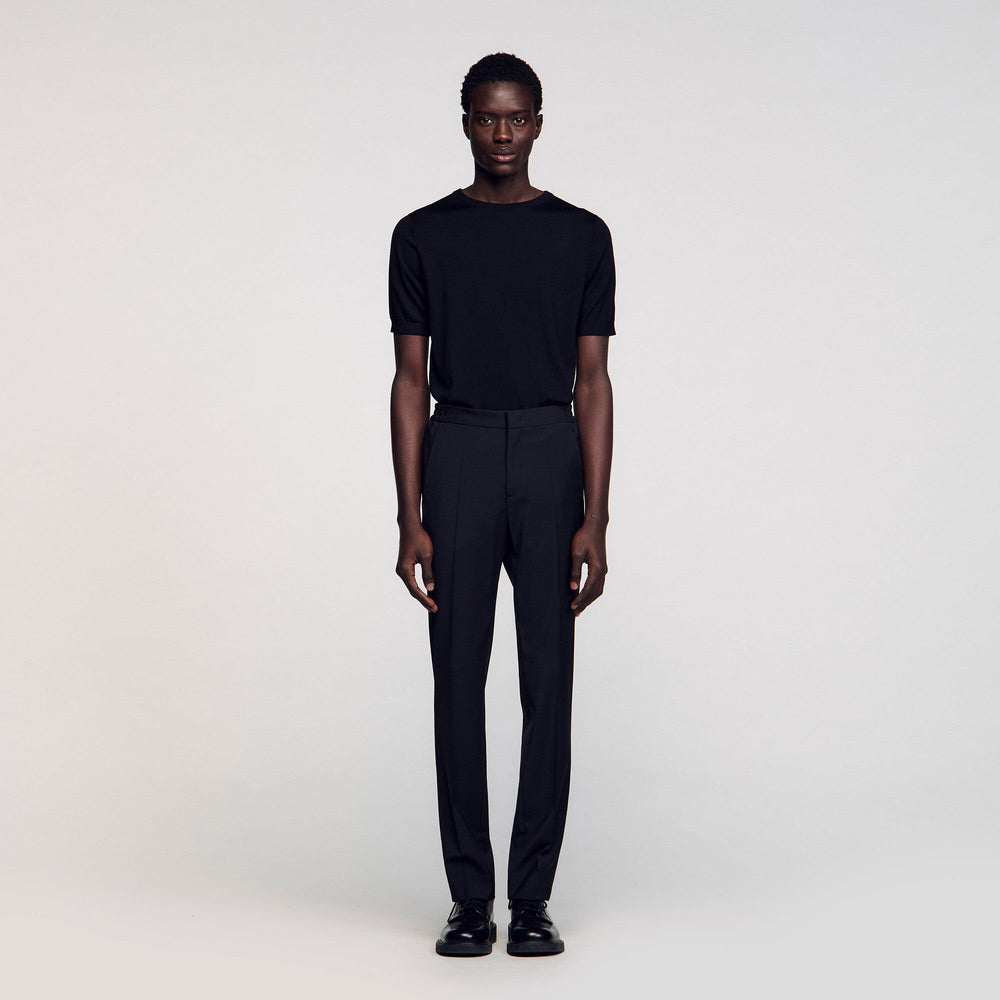 Sandro Men Elasticated trousers